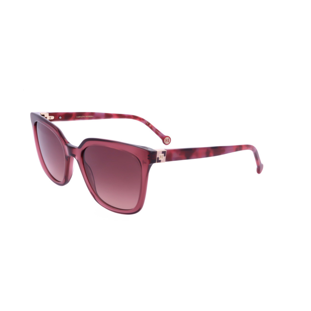 NEW Carolina Herrera HER 0236/S 82U Burgundy Red Havana Sunglasses authentic